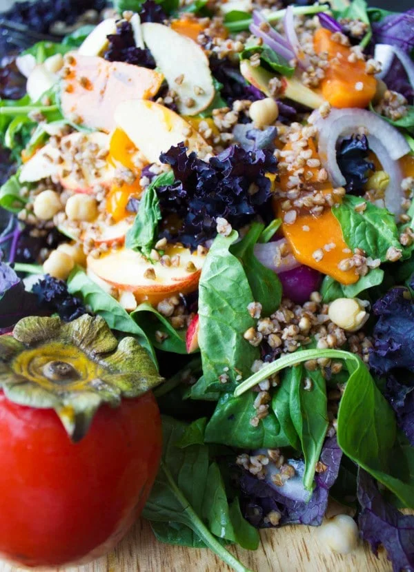 Buckwheat Persimmon Salad. foodallianceblog.com