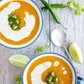 Quinoa Sweet Potato Lentil Soup. A heartwarming power boosting comfort soup in 20 mins! Fresh, simple REAL food made with quinoa, sweet potatoes, lentils and a burst of freshness from a lime cilantro drizzle! Gluten free and vegan. foodallianceblog.com