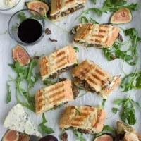 Blue Cheese Philly Steak Sandwich. Easy, quick steak sandwiches with mushrooms, blue cheese garlic dip and figs. A crowd pleaser for steak lovers! Get the recipe and SECRET tips on cooking the perfect steak! foodallianceblog.com