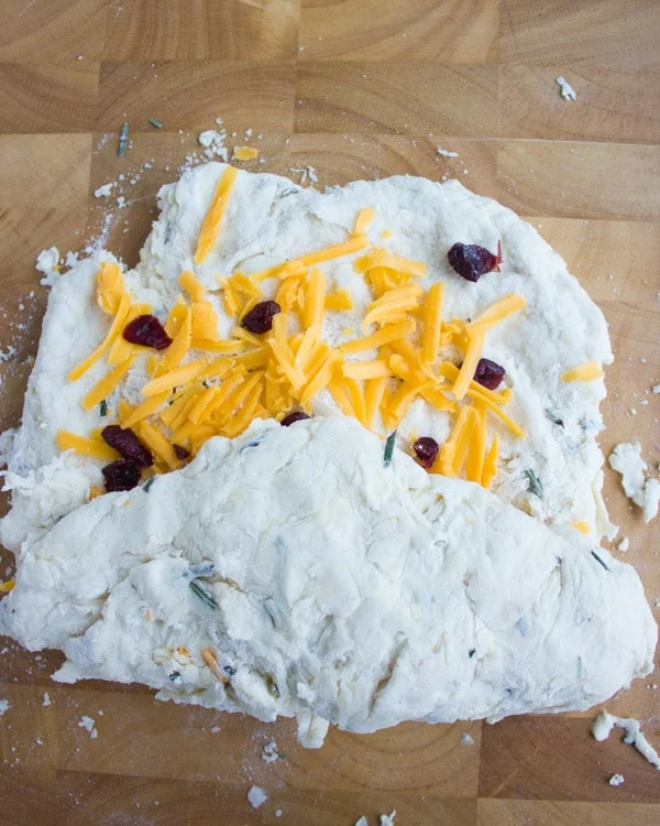 How to fold biscuit dough