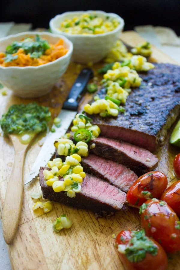 Grilled Sirloin Steak with Cilantro Corn Salsa. This is absolutely a no miss recipe while Grill Season is still on! Succulent mouthwatering grilled steak with a zesty, spicy, sweet and tangy cilantro corn salsa that takes steak to a whole new level! Quick, easy, simple 20 mins real meal deal! foodallianceblog.com