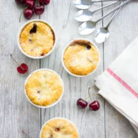 Sweet Cherry Buckle. A quick, easy, vegan and insanely delicious way to enjoy cherry season! The perfect fruit dessert! foodallianceblog.com