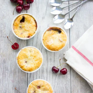 Sweet Cherry Buckle. A quick, easy, vegan and insanely delicious way to enjoy cherry season! The perfect fruit dessert! foodallianceblog.com