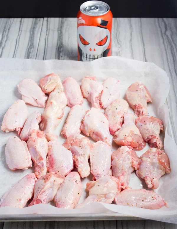 Spicy Orange Baked Chicken Wings. This will be your go to chicken wings recipe--sweet, spicy, zesty, smokey and addictively delicious!! This recipe will rock your party table! foodallianceblog.com