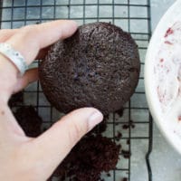 how to make black forest mini cupcakes