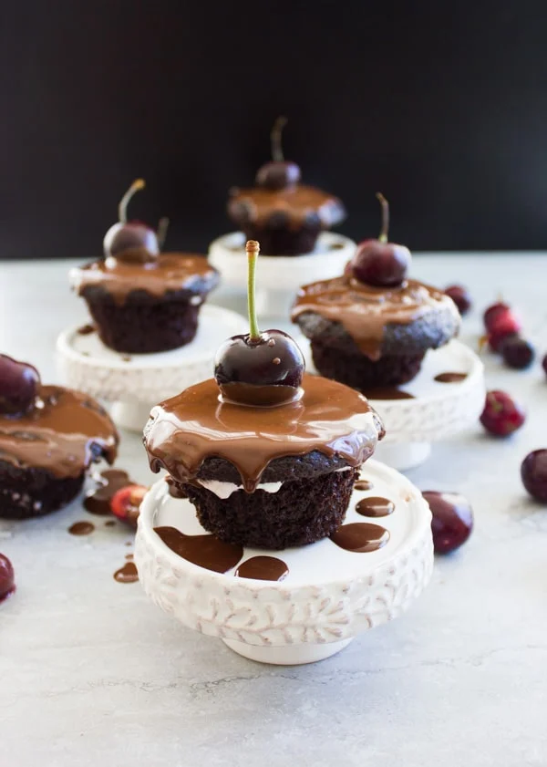 Easy Mini Black Forest Cupcakes. Imagine this crowd pleaser classic made easier, quicker, lighter, and still just as DIVINE! It's a hit at every occasion--get the easy step by step recipe and make it now! Perfect Holiday table dessert too! foodallianceblog.com
