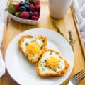 Baked Eggs in Sweet Potato Crusts. The absolute best way to have a cozy delicious breakfast in bed, and the absolute recipe to make a yummy breakfast for a crowd! Simply the perfect egg breakfast! foodallianceblog.com