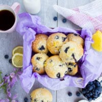 Blueberry Muffins With Lemon Sugar Crunch. Tender and light as air blueberry muffins spiked with a lemon sugar crunch! This will remind you of your grandma's blueberry muffins! foodallianceblog.com