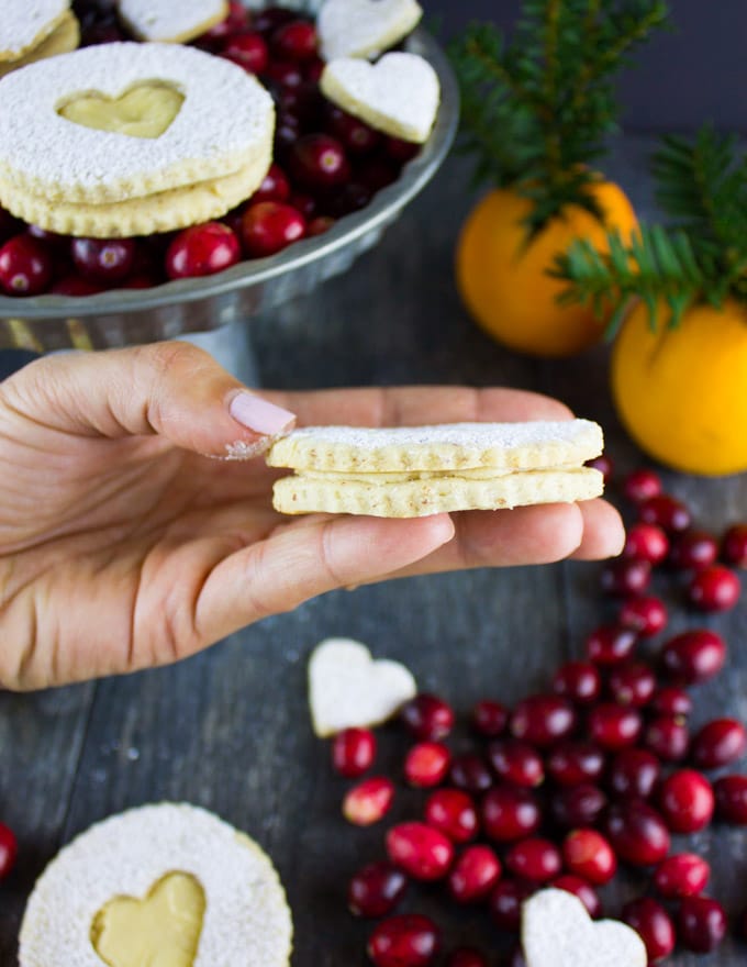 Holiday Maple Linzer Cookies. This delicious twist on a delicious cookie is the BEST! Bake a huge batch of these, they disappear fast! foodallianceblog.com