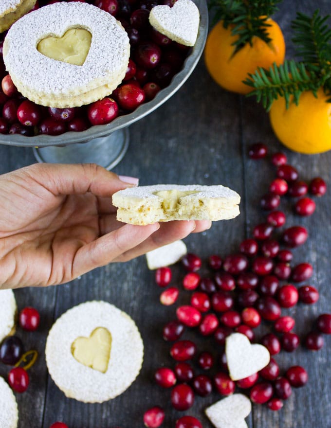 Holiday Maple Linzer Cookies. This delicious twist on a delicious cookie is the BEST! Bake a huge batch of these, they disappear fast! foodallianceblog.com