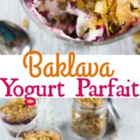 Baklava Yogurt Parfait