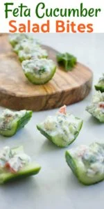 Best Feta Cucumber Salad Bites | These feta cream-stuffed cucumber bites make for the best healthy low carb appetizer or snack for parties | foodallianceblog.com| #healthy, #lunches, #keto, #lowcarb, #appetizer, #cleaneating, #simple