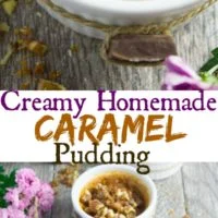 Long pin for CREAMY HOMEMADE CARAMEL PUDDING