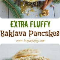 Fluffy Baklava Pancakes