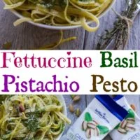 Fettuccine with Pistachio Pesto