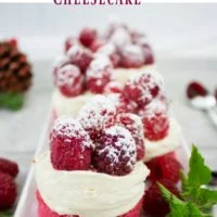 Mini Red Velvet Cheesecakes - Pin