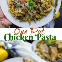 Creamy One-Pot Chicken Pasta - Pin