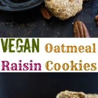 Vegan Oatmeal Raisin Cookie - Pin
