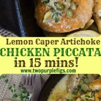 Lemon Caper Artichoke Chicken Piccata
