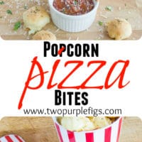 Popcorn Pizza Bites