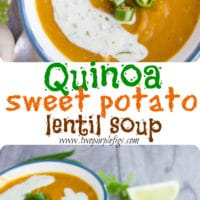 Quinoa Sweet Potato Lentil Soup