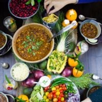 Vegetarian Chili Party Pin