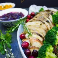 Long Pin for Succulent Dry Brined Turkey Breast