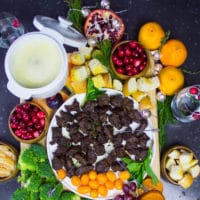 Long Pin for Cheese Fondue with Lamb Dippers