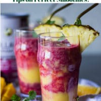 Long pin for tropical smoothie