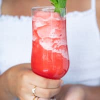 Long pin for watermelon slushie