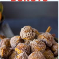 long pin for pumpkin donuts recipe