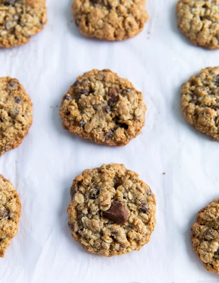 oatmeal cookies right out of the oven