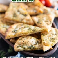 Pin for pita chips recipe