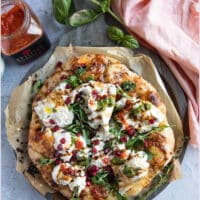 long pin for burrata pizza