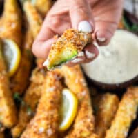long pin for zucchini fries