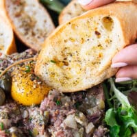 pin for steak tartare recipe