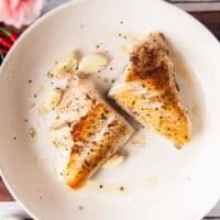 golden brown garlic on both sides for maximum flavor to the sauce