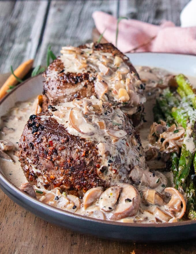 perfect filet mignon recipe with mushroom sauce