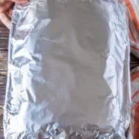 foil is used to cover the sliders before baking to keep the bread soft