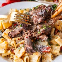 Long pin for slow cooked lamb shanks