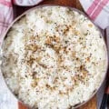Perfect Sushi rice seasoned and cooked