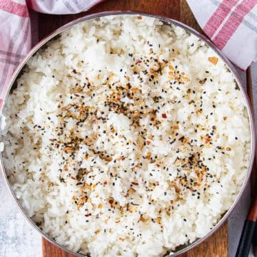 Perfect Sushi rice seasoned and cooked