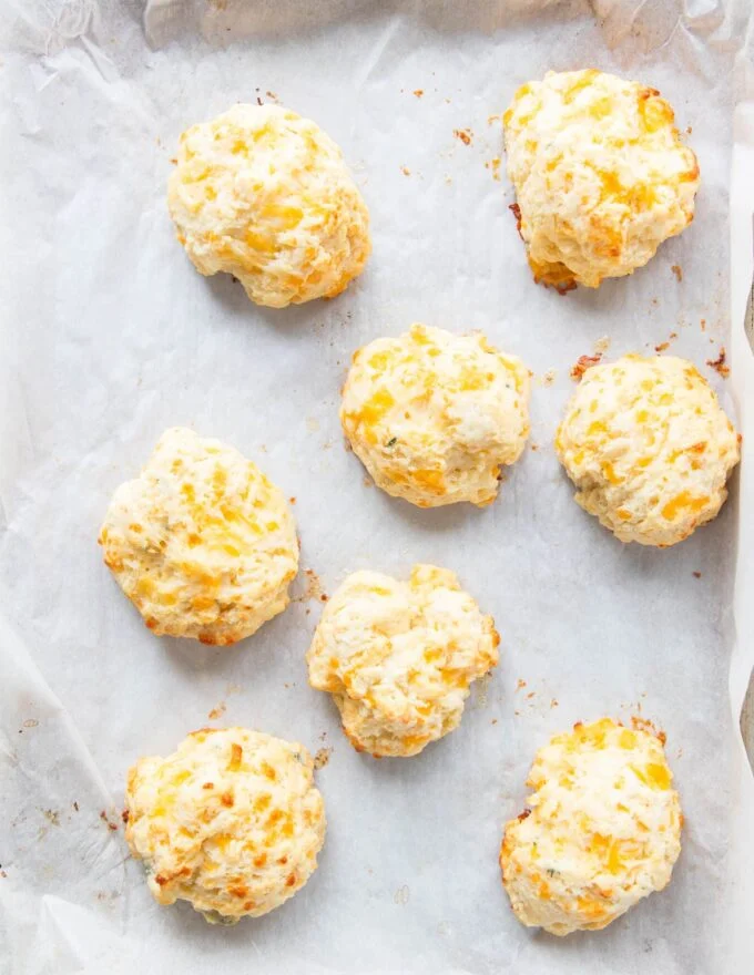 golden out of the oven drop biscuits that are perfect