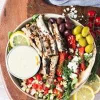 The perfect sardine bowl made using the same ingredients as the sardine sandwich